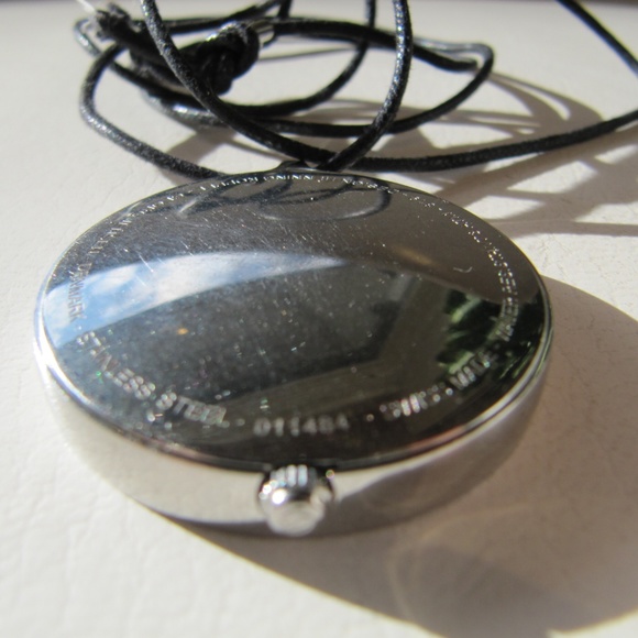 Rare, Georg Jensen Pendant Watch with Black Dial main image 7